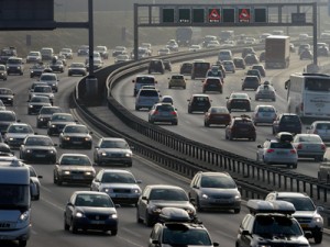 GERMANY-WINTER-HOLIDAY-TRAFFIC-JAM